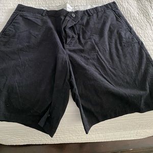 Old Navy shorts. Black khaki